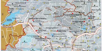 بكين بكين خريطة خرائط بكين بكين الصين