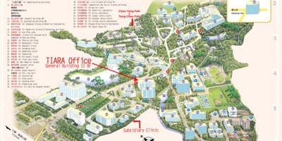 جامعة تسينغهوا خريطة الحرم الجامعي