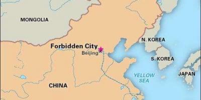 المدينة المحرمة في الصين خريطة