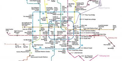 خريطة بايدو بكين
