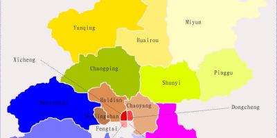 بكين الصين خريطة