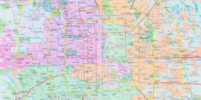 خريطة بكين الشارع