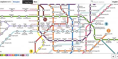 استكشاف مترو أنفاق بكين خريطة